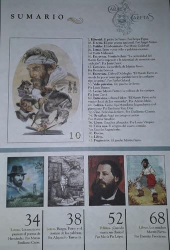 Caras Y Caretas N° 2396 Martín Fierro 150 Años Del Gran Poem (Usado)