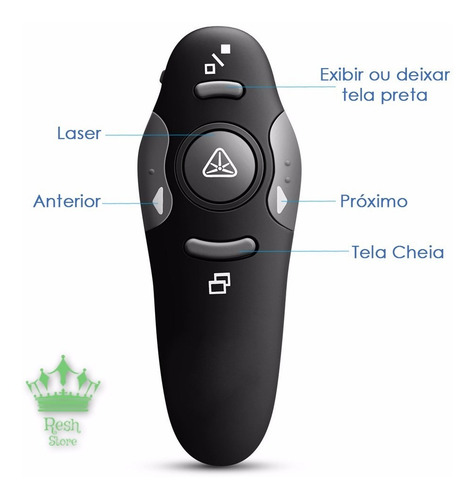 Passador De Slides Slider Apresentador De Powerpoint Laser