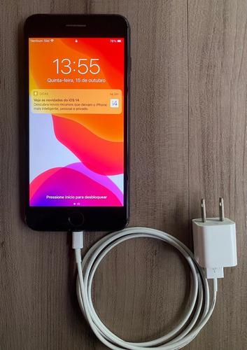 iPhone 7plus 128gb Mate Black Único Dono Ios 14