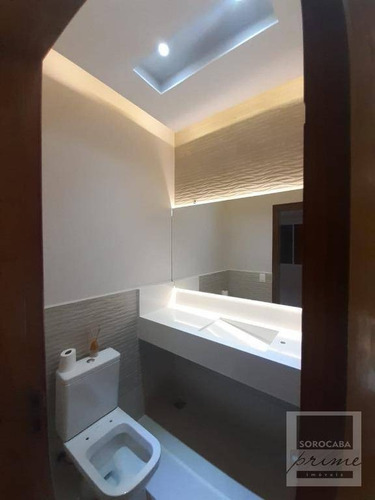 Imagem 8 de 30 de Sobrado Com 4 Dormitórios À Venda, 395 M² Por R$ 2.200.000 - Alphaville Nova Esplanada I - Votorantim/sp, Próximo Ao Shopping Iguatemi. - So0173