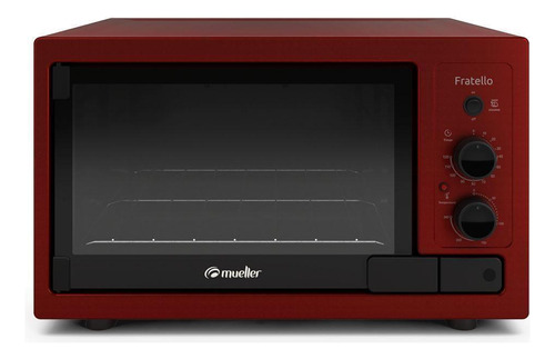 Forno Elétrico De Bancada Mueller Fratello Vermelho 44l 220v