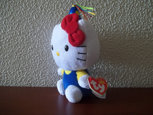 Hello Kitty De Pelúcia Festa - Beanie Babies - Ty - Dtc