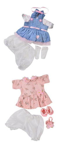 Conjunto De Ropa De Muñeca Para 16-17 Pulgadas Renacida