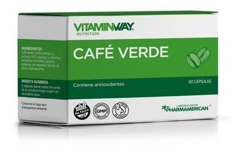 Café Verde 400mg Vitamin Way 60 Cápsulas