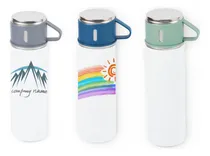 Comprar 6 Unds Termos Frio\u002Fcaliente Para Sublimar + 3 Tazas + Bolsa