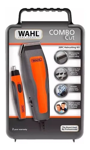Maquina wahl corta pelo barba nasal nariz kit online 20 piezas