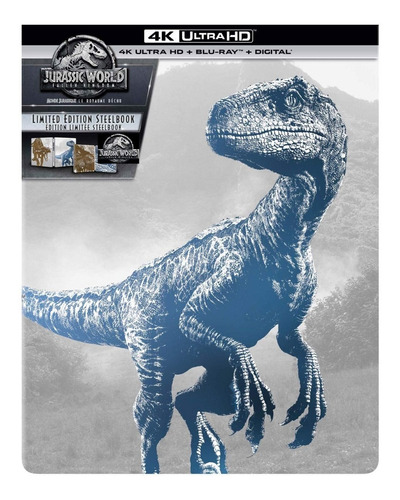 Blu-ray + Dvd Jurassic World Fallen Kingdom / Steelbook