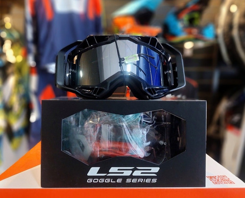 Imagen 2 de 6 de Antiparras Motocross Ls2 Aura Pro Incluye Tear Off Y Pinlock