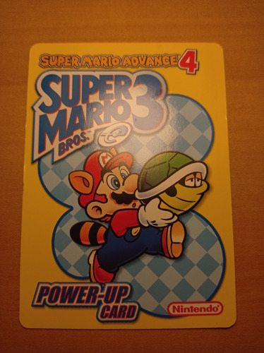 Super Mario Bros 3.. E Reader Power Up Card. 
