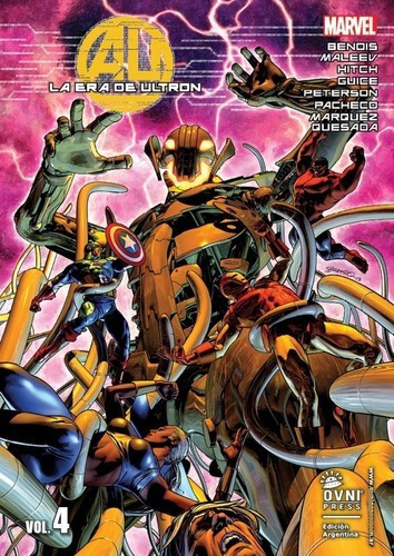 La Era De Ultron 04 - Marvelics, de Marvelics. Editorial OVNI Press en español