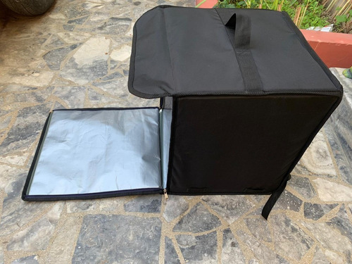 Cajas Térmica Delivery Con División Y Logo Bordado 2 Caras