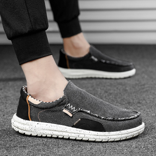 Zapatos De Lona Para Hombre Casual Caminar Tenis