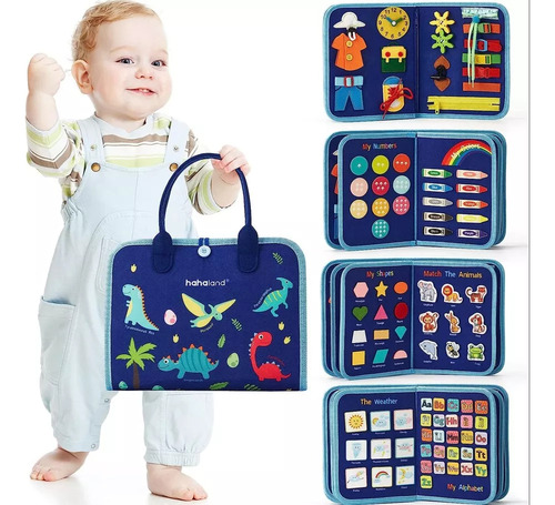 Libro De Juguetes Sensoriales Montessori Busy Board Para Niñ
