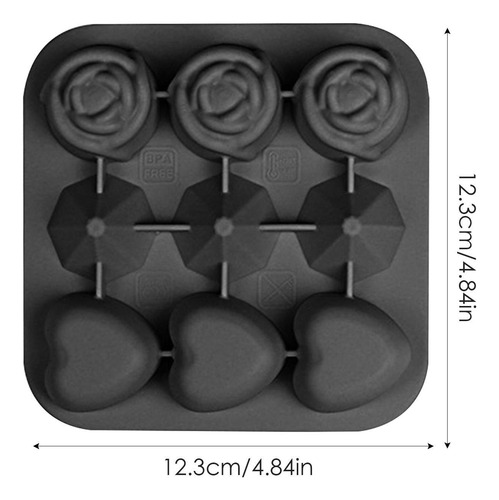 Bandeja Para Cubitos De Hielo En Forma De Corazón Molde Para