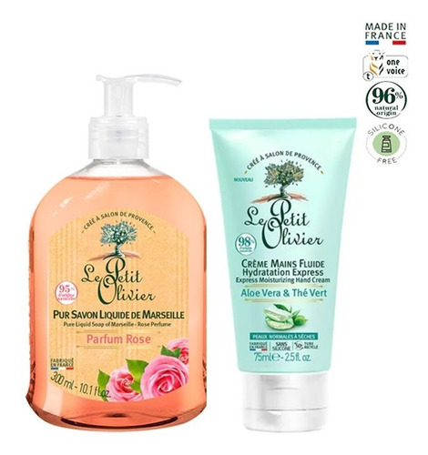 Pack Crema Manos Aloe Vera Más Jabón Líquido Rosa