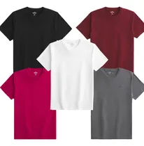 Comprar Paquete 5 Playeras Hollister Originales Cuello Redondo