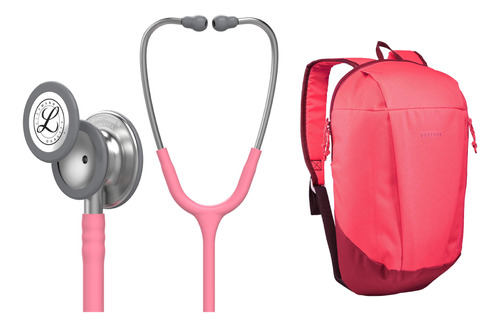 Fonendoscopio 3m Littmann Classic Iii Pearl Pink + Maletín 