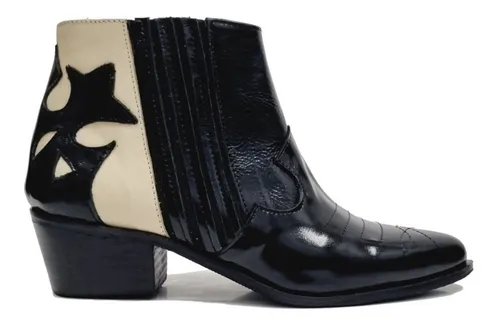 Bota Texana Botita Corta Mujer Invierno 2019 Moda Art 377