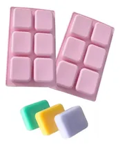 Comprar X2 Molde Silicona Reposteria Moldes Para Jabones Barra 6cav Color Multicolor \u002F Molde silicona rectangular 6cav \u002FMolde para jabones