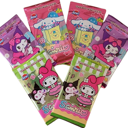 Cartas Sanrio Kuromi Hello Kitty Melody 10 Sobre Holografico Sanrio Holográfico