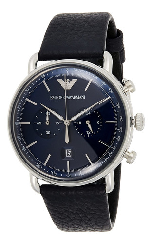 Reloj Hombre Emporio Armani Ar11105 Cuarzo Pulso Azul En