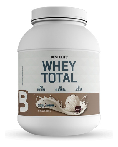 Proteina Limpia 100% Whey Total 5 Libras De Best Elite 5lb 5 Lb Pure Protein Standard