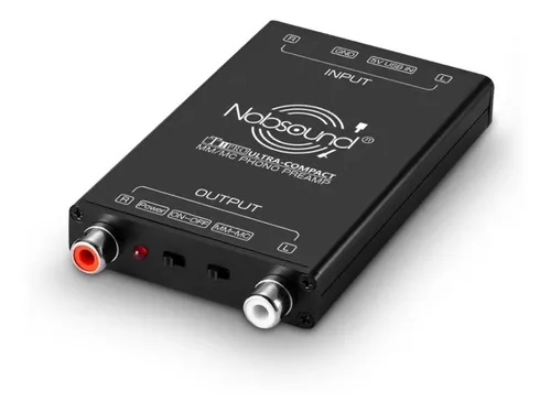 Pre amplificador Toca Discos Phono Aux Pre T1 Pro Mm Mc