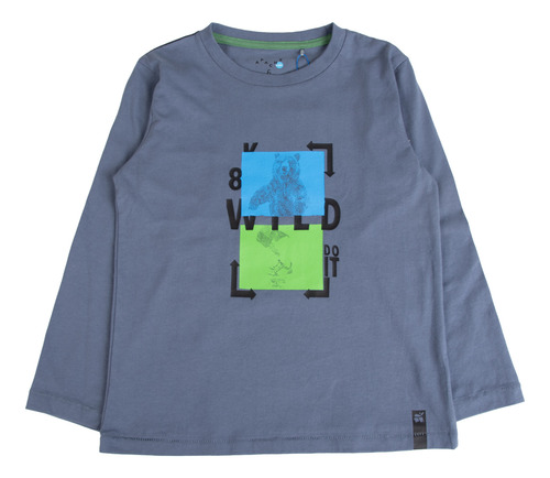 Polera Niño Gris Pillin (pvb630-25gri )