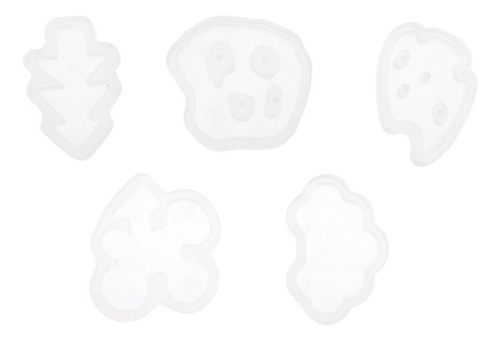1 Juego De 5 Formas De Silicona Diy Molde De Joyería Molde