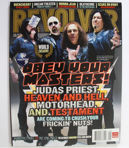 Gusanobass Revista Revolver Judas Motorhead Dio Testament