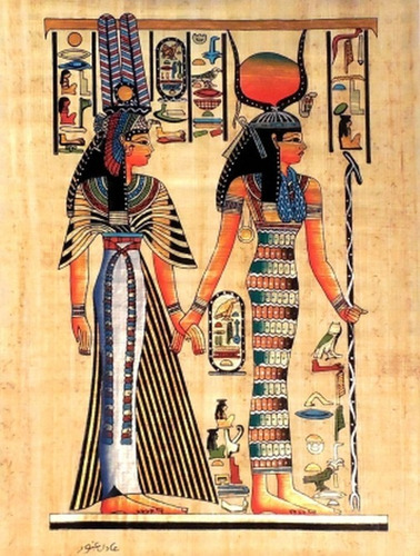 Diosa Y Reina Del Antiguo Egipto - Lámina 45x30 Cm.