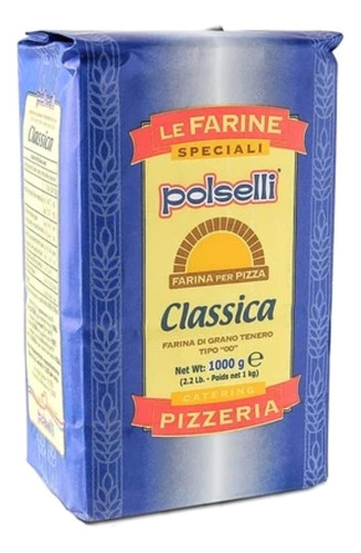 Harina Italiana Polselli Pizza Napoletana 1 Kg  