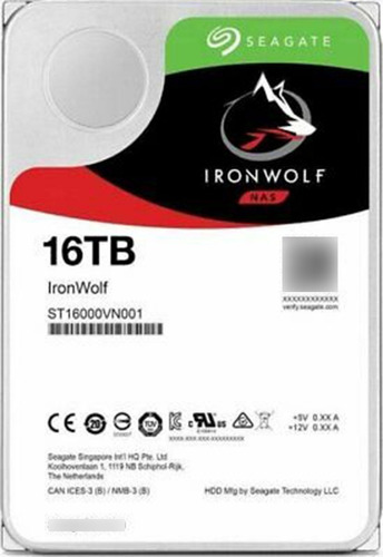 Entrega 40d Seagate Ironwolf St16000vn001 16tb 7.2k Sata 3.5