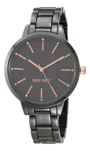 Pulsera Watch Nine West Con Detalles De Cristal Para Mujer