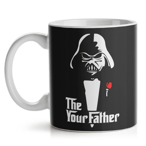 Caneca Star Wars Darth Vader The Your Father Cerâmica 325 Ml