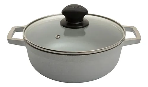 Caldero Imusa Con Tapa De Vidrio 20 Cm