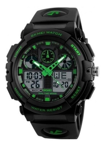 Reloj Skmei 1270 S Shock - Sumergible - Deportivo -verde