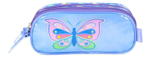 Estojo Triplo Escolar Violeta Up4you
