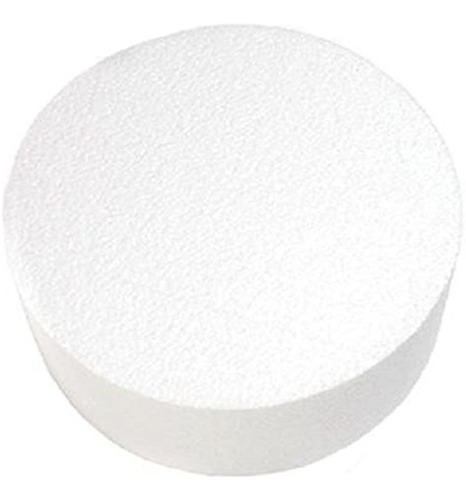 Oasis Supply 747055 Dummy Round Cake 5 X 4 Blanco