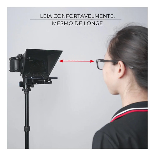Teleprompter Para Câmera E Celular 8 Portátil Portátil T2pa