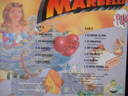 Marbelle Amor Sincero Lp Vinilo Edición Colombia 1997 (Usado)