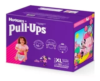 Pañales Huggies Pull Ups Noche Y Dia Etapa 6 Grande 90 Pzas