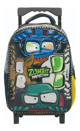 Mochila Carrito Zombie Infection Om178 12 Pulgadas Escolar