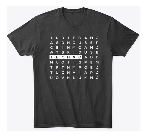 Camiseta Algodón Techno Style Letter Game