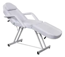 Comprar Camilla Reclinable Tatuador Masajes Cosmetica Depilacion Spa Color Blanco