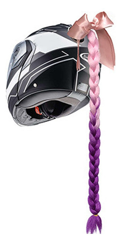 Motocicletas Gradient Rampa Casco Decorar Trenzas Retro Ofr