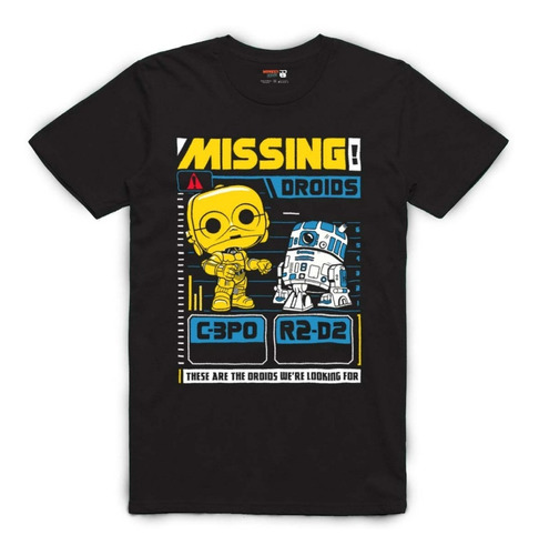 Playera Funko Star Wars Androides C3po R2d2 &0010sw