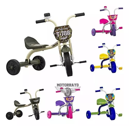 Velotrol Infantil Triciclo Motoca Pedalar Menino Menina