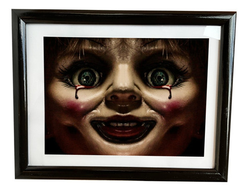 Cuadro Decorativo Muñeca Anabele Annabelle Conjuro Hallowen