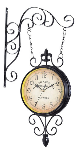 Reloj De Pared De Doble Cara Para Estación, Reloj De Pared